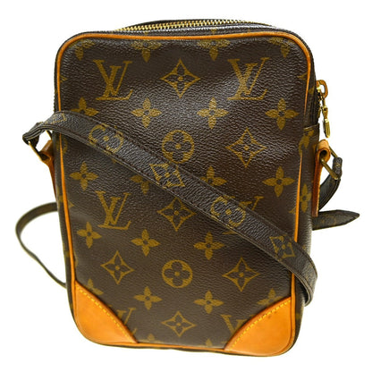 Louis Vuitton Danube Handbag Monogram Canvas Brown Canvas Shoulder Bag Bag (   )