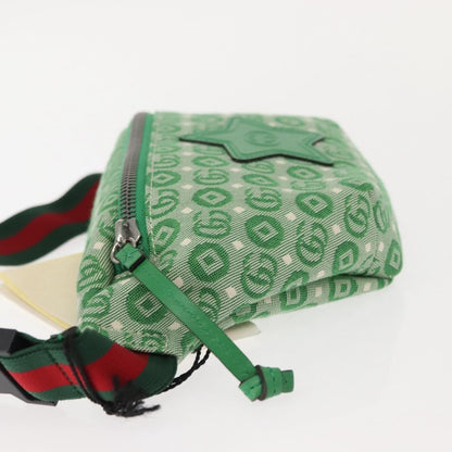 Gucci Waist Pouch Belt Bag Gg Canvas Green Canvas Clutche & Pouche Bag (   )