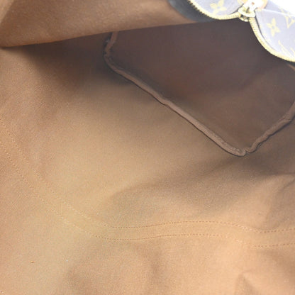 Louis Vuitton Keepall Bag Monogram Canvas Brown Canvas Travel Bag Bag (   )