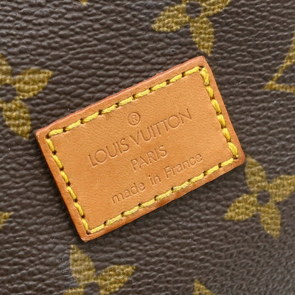 Louis Vuitton Saumur Handbag Monogram Canvas Brown Canvas Shoulder Bag Bag (   )