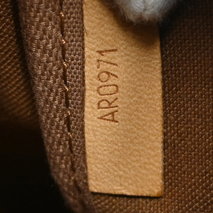 Louis Vuitton Saumur Handbag Monogram Canvas Brown Canvas Shoulder Bag Bag (   )