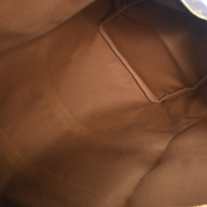 Louis Vuitton Keepall Bag Monogram Canvas Brown Canvas Travel Bag Bag (   )