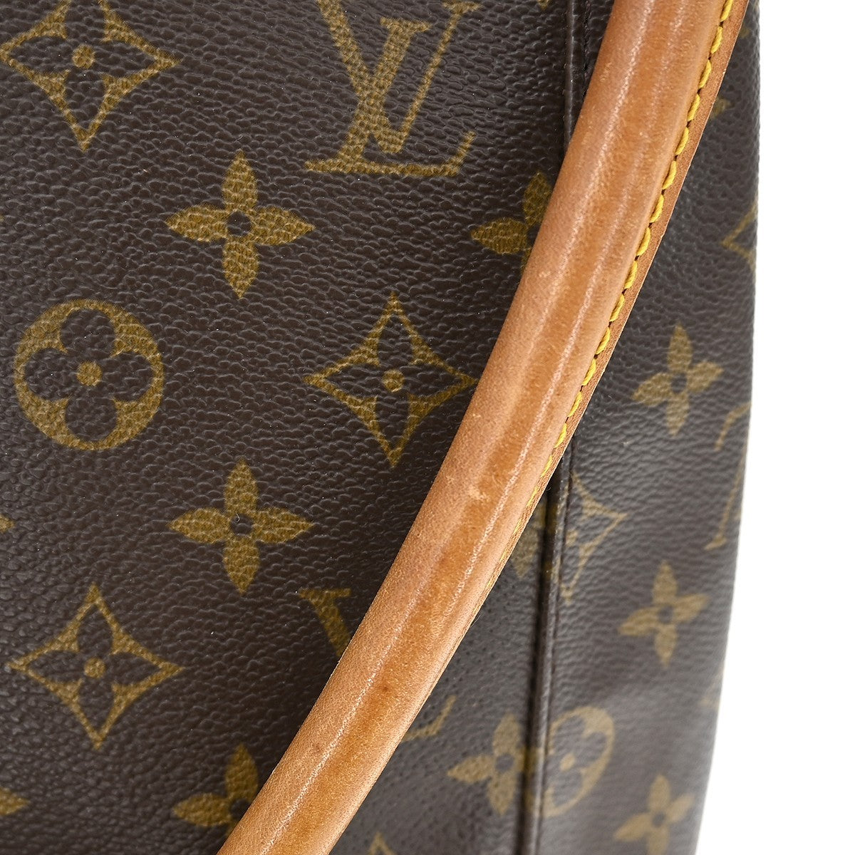 Louis Vuitton Monogram Looping Handbag Monogram Canvas Brown Canvas Shoulder Bag Bag (   )