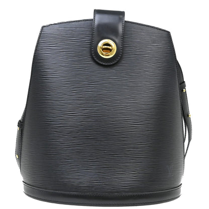 Louis Vuitton Cluny Shoulder Bag Epi Leather Black Leather Shoulder Bag Bag (   )