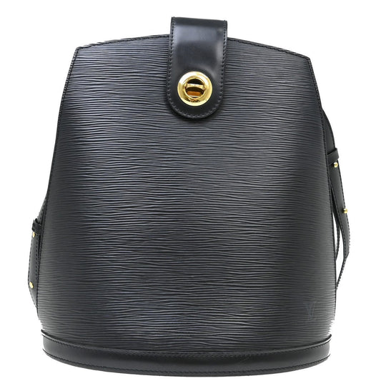 Louis Vuitton Cluny Shoulder Bag Epi Leather Black Leather Shoulder Bag Bag (   )