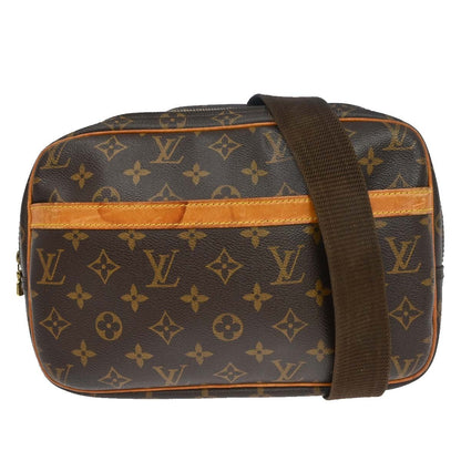 Louis Vuitton Reporter Bag Monogram Canvas Brown Canvas Shoulder Bag Bag (   )