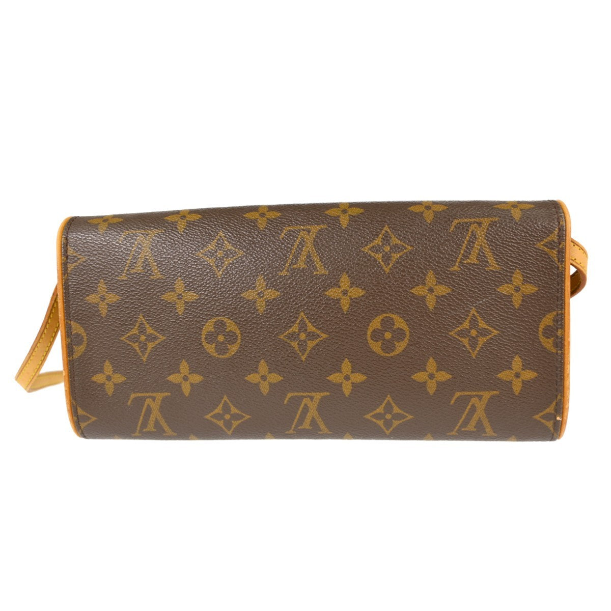 Louis Vuitton Twin Handbag Monogram Canvas Brown Canvas Clutche & Pouche Bag (   )