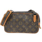 Louis Vuitton Pochette Marly Bandouliere Bag Monogram Canvas Brown Canvas Shoulder Bag Bag (   )
