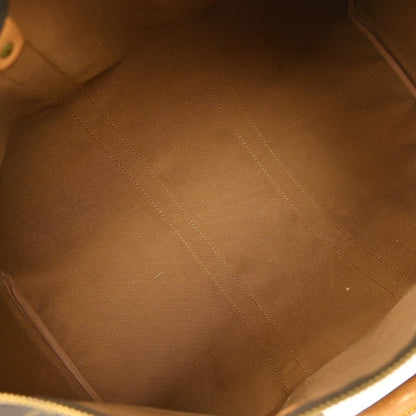 Louis Vuitton Keepall Bag Monogram Canvas Brown Canvas Travel Bag Bag (   )