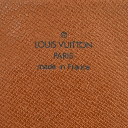 Louis Vuitton Cartouchiere Handbag Monogram Canvas Brown Canvas Shoulder Bag Bag (   )