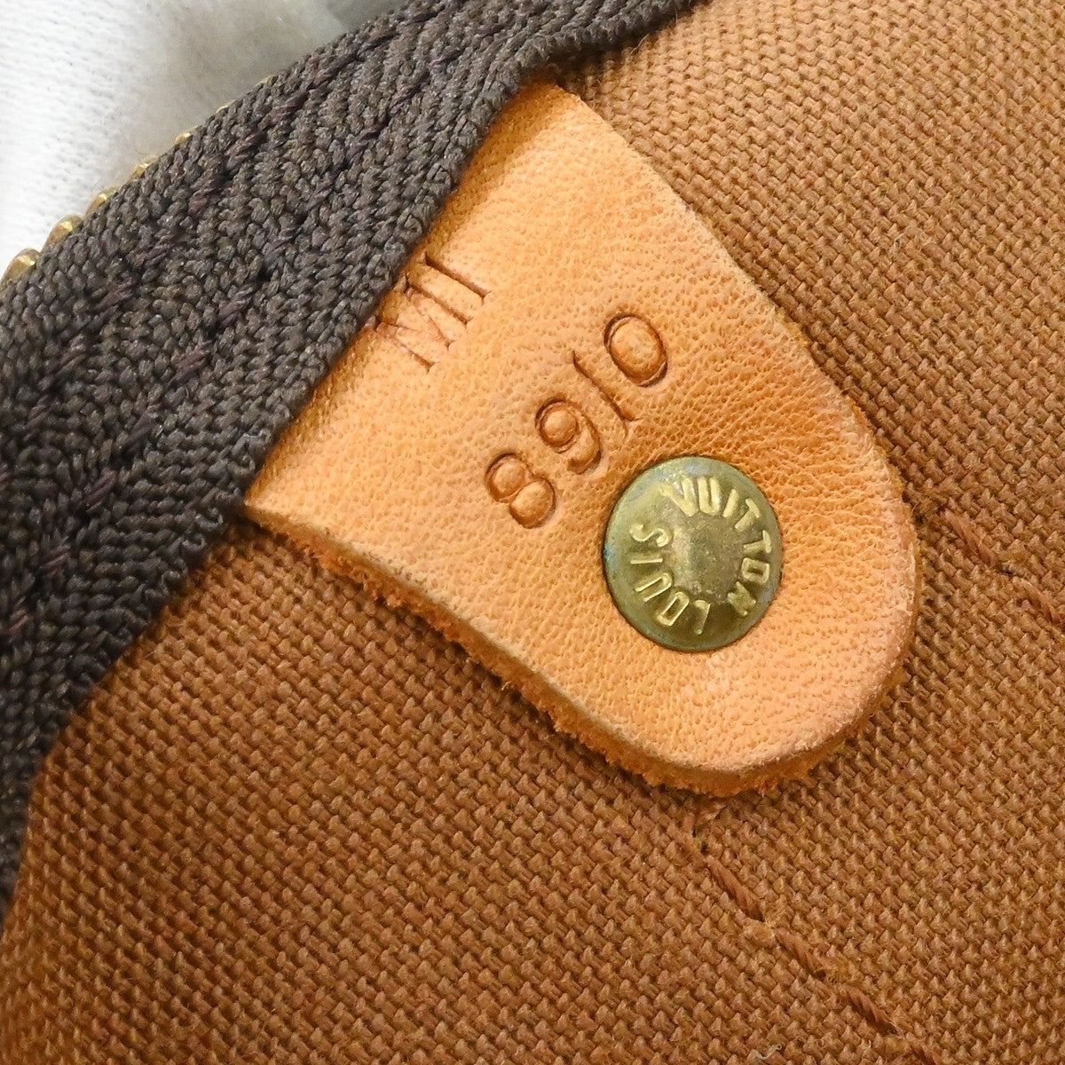 Louis Vuitton Keepall Bag Monogram Canvas Brown Canvas Travel Bag Bag (   )