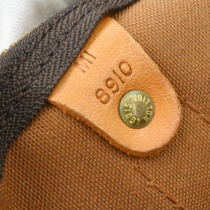 Louis Vuitton Keepall Bag Monogram Canvas Brown Canvas Travel Bag Bag (   )