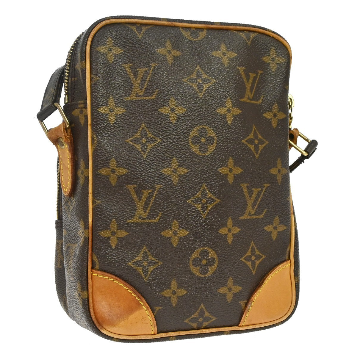 Louis Vuitton Amazone Bag Monogram Canvas Brown Canvas Shoulder Bag Bag (   )