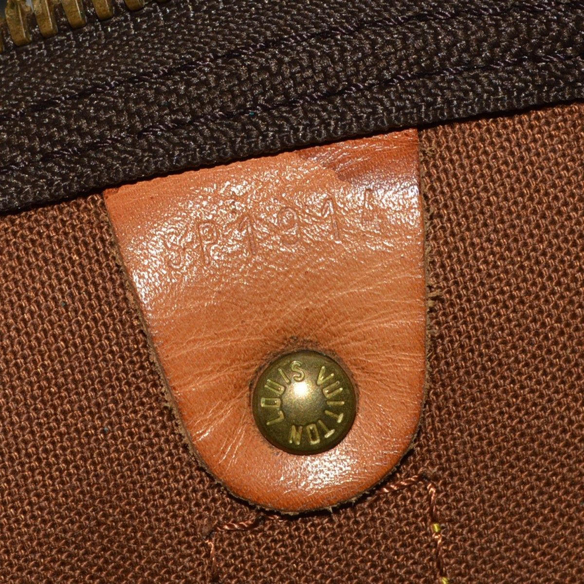 Louis Vuitton Keepall Bag Monogram Canvas Brown Canvas Travel Bag Bag (   )