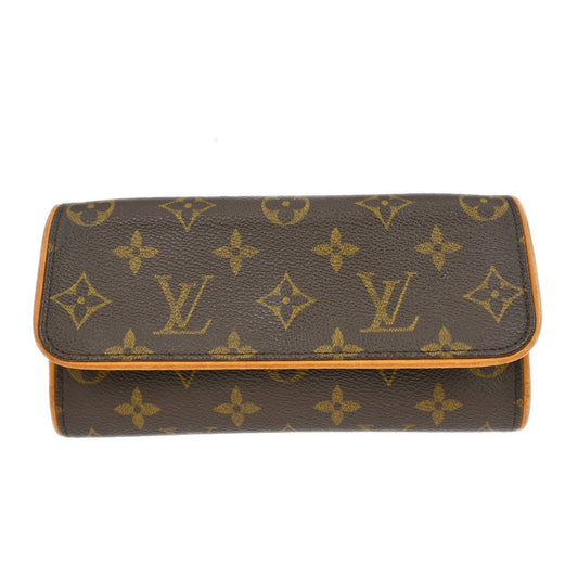 Louis Vuitton Twin Handbag Monogram Canvas Brown Canvas Clutche & Pouche Bag (   )