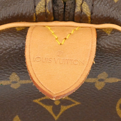 Louis Vuitton Keepall Bag Monogram Canvas Brown Canvas Travel Bag Bag (   )
