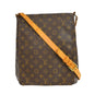 Louis Vuitton Musette Handbag Monogram Canvas Brown Canvas Shoulder Bag Bag (   )