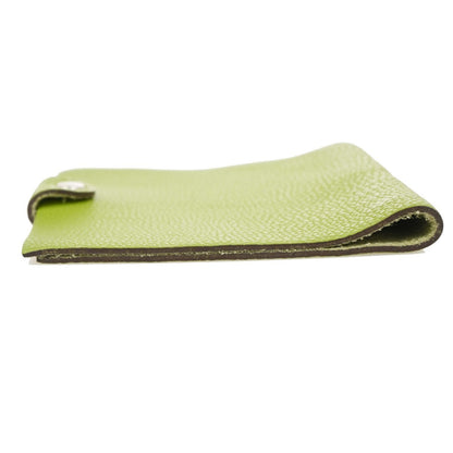 Hermes Ulysse Agenda Cover Leather Green Leather Wallets Accessory (   )