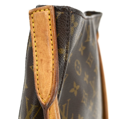 Louis Vuitton Monogram Looping Handbag Monogram Canvas Brown Canvas Shoulder Bag Bag (   )