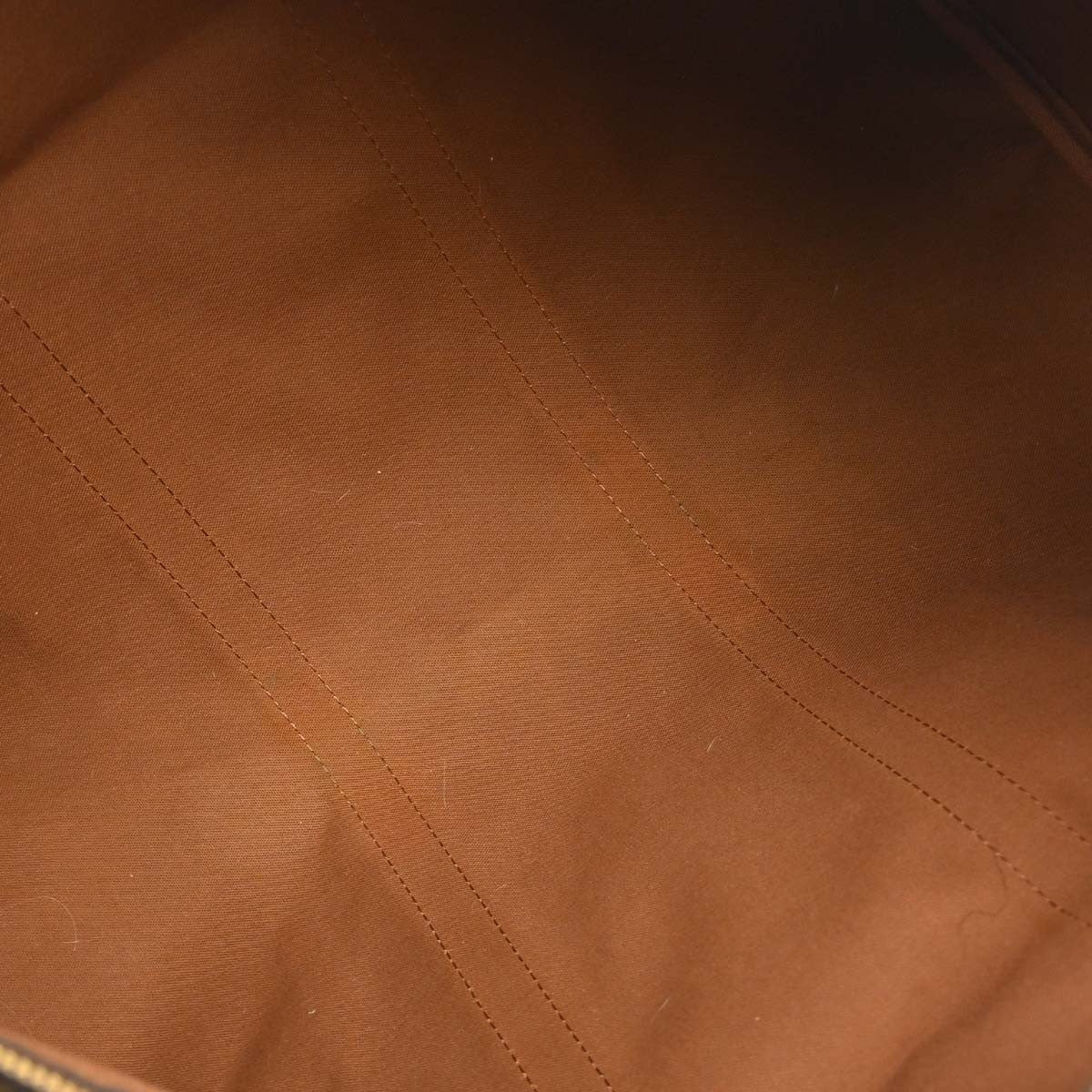 Louis Vuitton Keepall Bag Monogram Canvas Brown Canvas Travel Bag Bag (   )