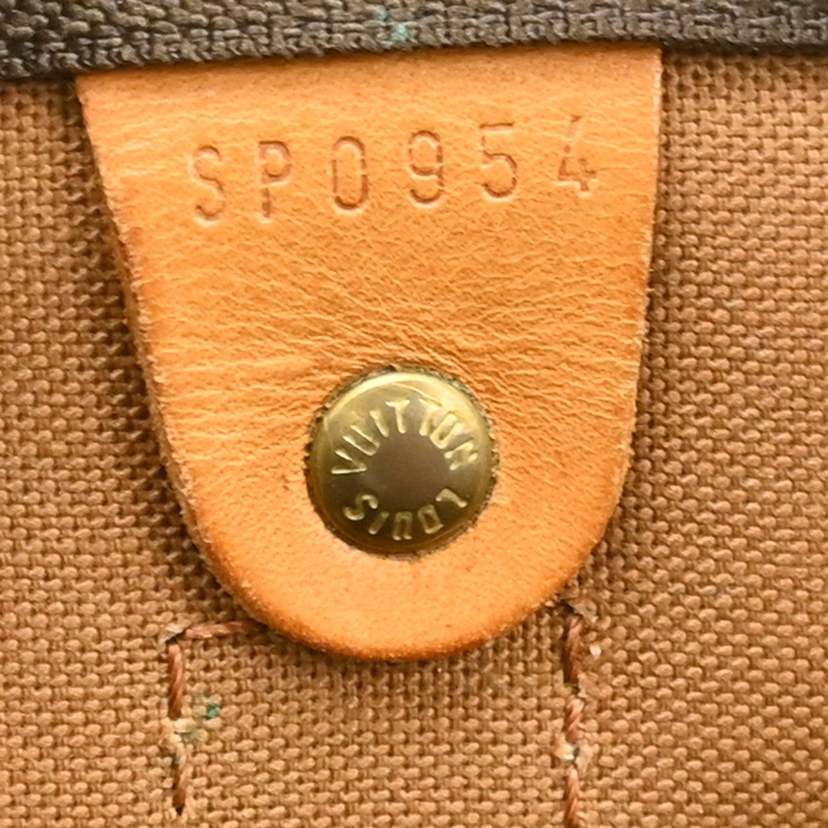 Louis Vuitton Keepall Bag Monogram Canvas Brown Canvas Travel Bag Bag (   )