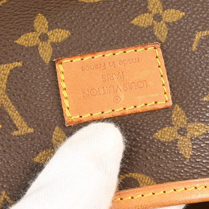 Louis Vuitton Saumur Handbag Monogram Canvas Brown Canvas Shoulder Bag Bag (   )