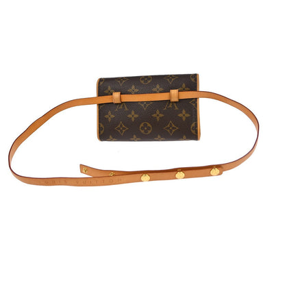 Louis Vuitton Florentine Waist Bag Monogram Canvas Brown Canvas Clutche & Pouche Bag (   )
