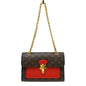 Louis Vuitton Victoire Handbag Monogram Canvas And Leather Brown Canvas Shoulder Bag Bag (   )