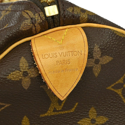 Louis Vuitton Keepall Bag Monogram Canvas Brown Canvas Travel Bag Bag (   )