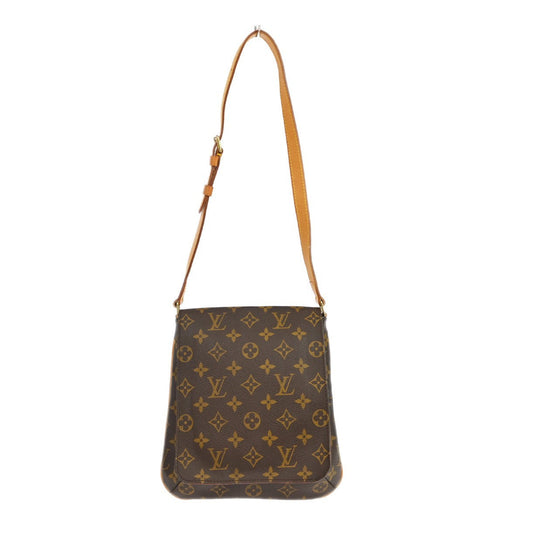Louis Vuitton Musette Salsa Handbag Monogram Canvas Brown Canvas Shoulder Bag Bag (   )