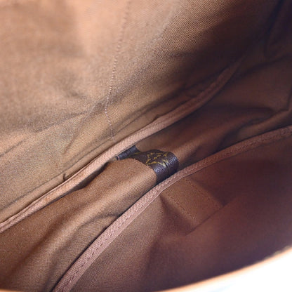 Louis Vuitton Saumur Handbag Monogram Canvas Brown Canvas Shoulder Bag Bag (   )