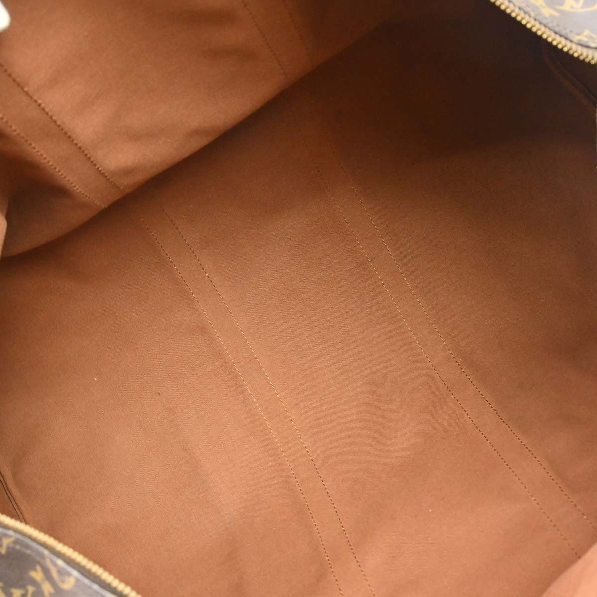 Louis Vuitton Keepall Bandouliere Bag Monogram Canvas Brown Canvas Travel Bag Bag (   )
