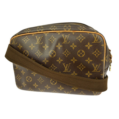 Louis Vuitton Reporter Bag Monogram Canvas Brown Canvas Shoulder Bag Bag (   )