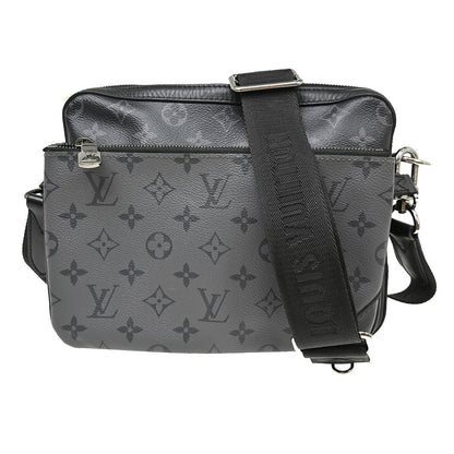 Louis Vuitton Trio Messenger Bag Reverse Monogram Eclipse Canvas Black Canvas Shoulder Bag Bag (   )