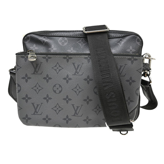 Louis Vuitton Trio Messenger Bag Reverse Monogram Eclipse Canvas Black Canvas Shoulder Bag Bag (   )