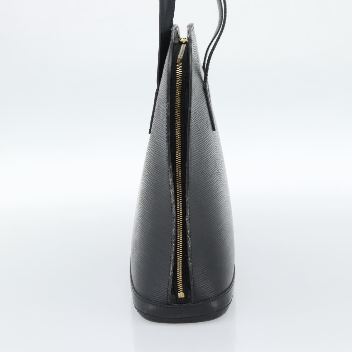 Louis Vuitton Lussac Handbag Epi Leather Black Leather Shoulder Bag Bag (   )