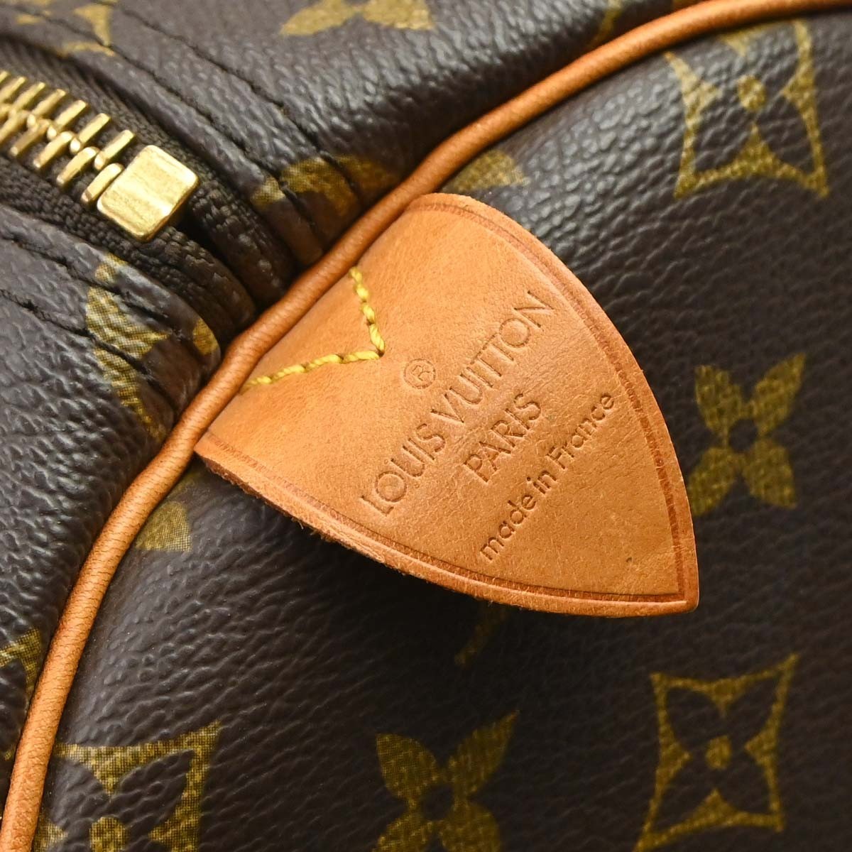 Louis Vuitton Keepall Bag Monogram Canvas Brown Canvas Travel Bag Bag (   )