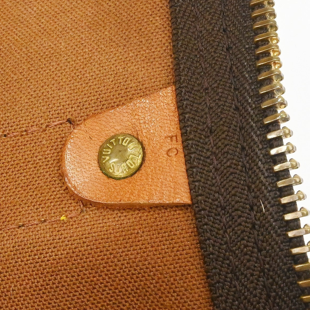 Louis Vuitton Keepall Bag Monogram Canvas Brown Canvas Travel Bag Bag (   )