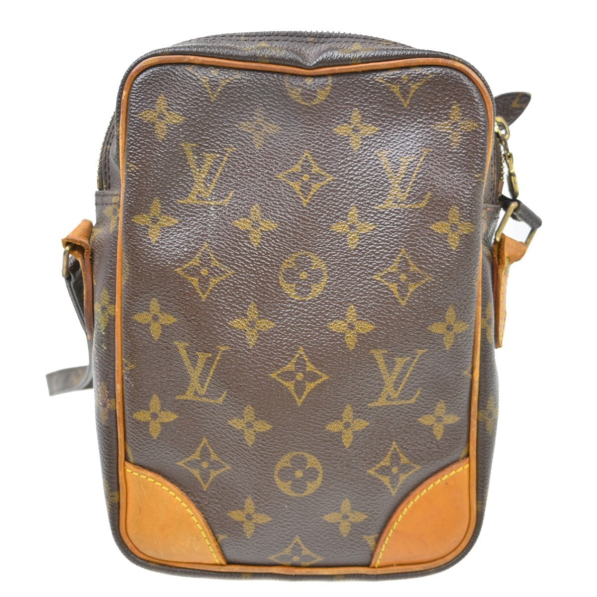 Louis Vuitton Amazone Bag Monogram Canvas Brown Canvas Shoulder Bag Bag (   )