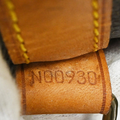 Louis Vuitton Shopping Sac Handbag Monogram Canvas Brown Canvas Tote Bag Bag (   )