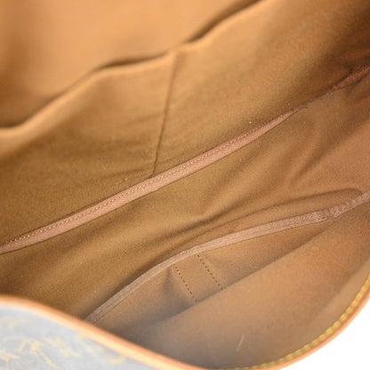 Louis Vuitton Saumur Handbag Monogram Canvas Brown Canvas Shoulder Bag Bag (   )