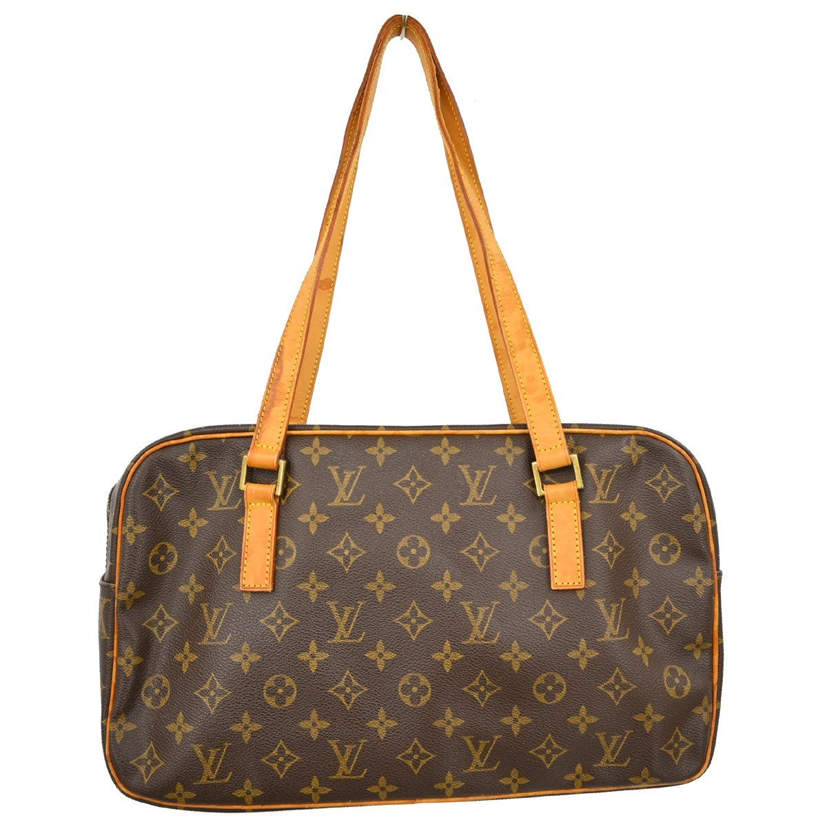 Louis Vuitton Cite Handbag Monogram Canvas Brown Canvas Shoulder Bag Bag (   )