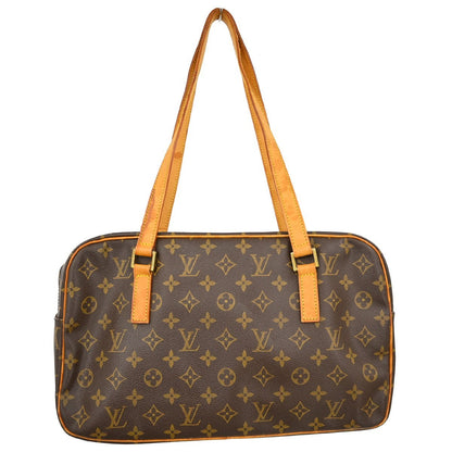 Louis Vuitton Cite Handbag Monogram Canvas Brown Canvas Shoulder Bag Bag (   )