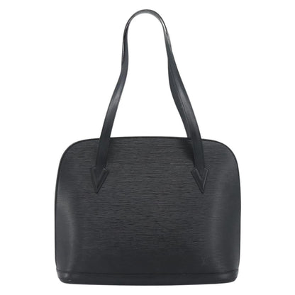 Louis Vuitton Lussac Handbag Epi Leather Black Leather Shoulder Bag Bag (   )