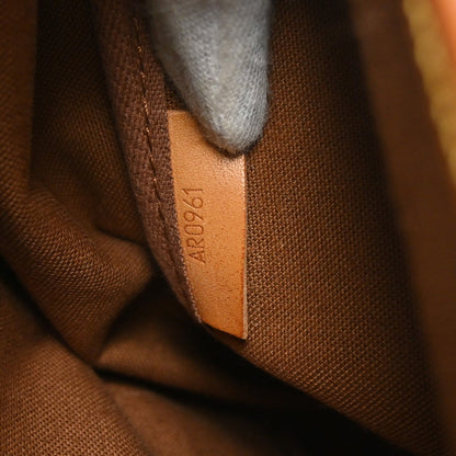 Louis Vuitton Saumur Handbag Monogram Canvas Brown Canvas Shoulder Bag Bag (   )