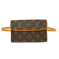 Louis Vuitton Florentine Waist Bag Monogram Canvas Brown Canvas Clutche & Pouche Bag (   )