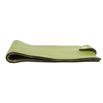Hermes Ulysse Agenda Cover Leather Green Leather Wallets Accessory (   )