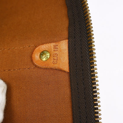 Louis Vuitton Keepall Bag Monogram Canvas Brown Canvas Travel Bag Bag (   )