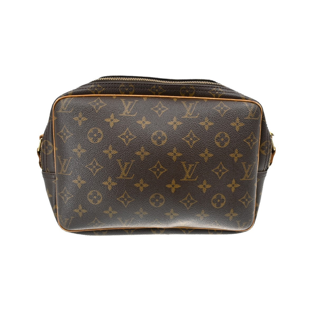 Louis Vuitton Reporter Bag Monogram Canvas Brown Canvas Shoulder Bag Bag (   )