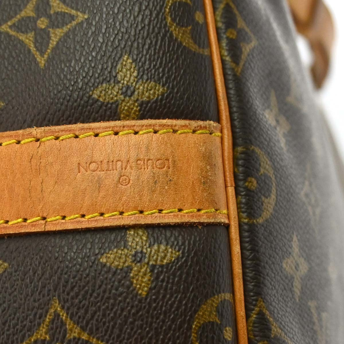 Louis Vuitton Keepall Bandouliere Bag Monogram Canvas Brown Canvas Travel Bag Bag (   )